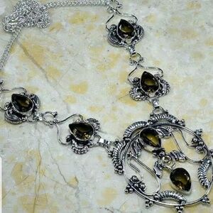 Handcrafted Smoky Quartz necklace